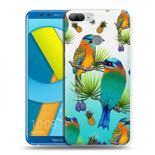 Дизайнерский пластиковый чехол для Huawei Honor 9 Lite Птицы и фрукты