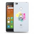 Дизайнерский пластиковый чехол для Xiaomi Mi4S Прозрачные леопарды