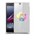 Дизайнерский пластиковый чехол для Sony Xperia Z Ultra  Прозрачные леопарды