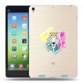 Дизайнерский силиконовый чехол для Xiaomi MiPad Прозрачные леопарды