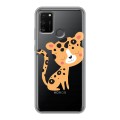 Дизайнерский силиконовый чехол для Huawei Honor 9A Прозрачные леопарды