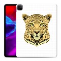 Дизайнерский пластиковый чехол для Ipad Pro 12.9 (2020) Прозрачные леопарды