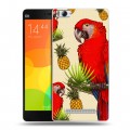 Дизайнерский пластиковый чехол для Xiaomi Mi4i Птицы и фрукты