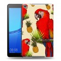 Дизайнерский силиконовый чехол для Huawei MediaPad M5 lite 8 Птицы и фрукты