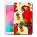 Дизайнерский силиконовый чехол для Samsung Galaxy Tab A 8.0 (2019) Птицы и фрукты