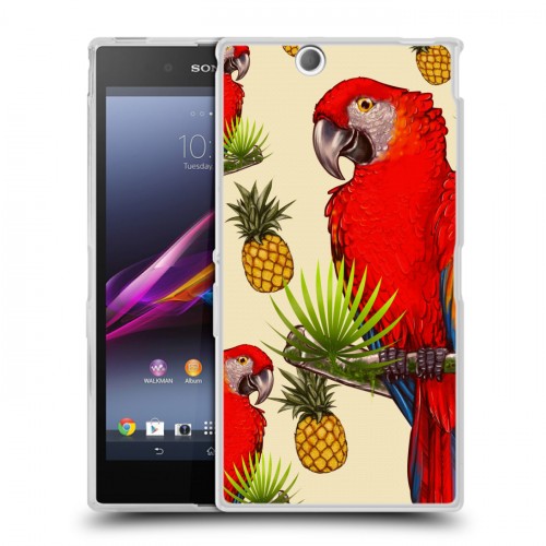 Дизайнерский пластиковый чехол для Sony Xperia Z Ultra  Птицы и фрукты