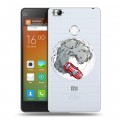 Полупрозрачный дизайнерский пластиковый чехол для Xiaomi Mi4S Прозрачный дрифт