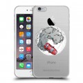 Полупрозрачный дизайнерский силиконовый чехол для Iphone 6 Plus/6s Plus Прозрачный дрифт