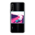 Полупрозрачный дизайнерский пластиковый чехол для Huawei Y9s Прозрачный дрифт