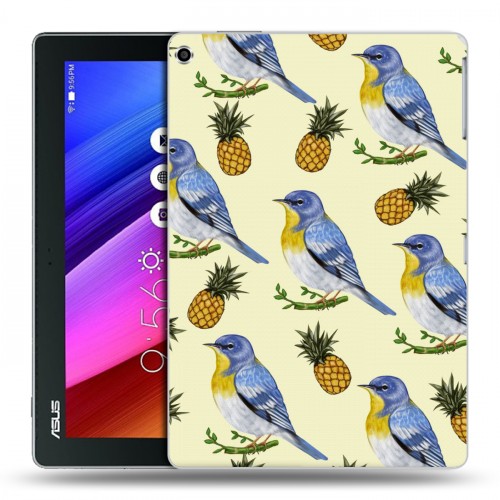 Дизайнерский силиконовый чехол для ASUS ZenPad 10 Птицы и фрукты