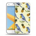 Дизайнерский силиконовый чехол для HTC One A9S Птицы и фрукты