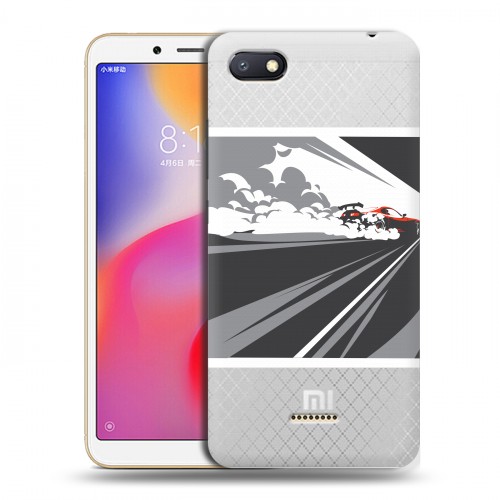 Полупрозрачный дизайнерский пластиковый чехол для Xiaomi RedMi 6A Прозрачный дрифт