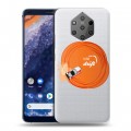 Полупрозрачный дизайнерский пластиковый чехол для Nokia 9 PureView Прозрачный дрифт