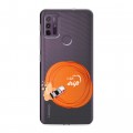 Полупрозрачный дизайнерский пластиковый чехол для Lenovo K13 Note Прозрачный дрифт