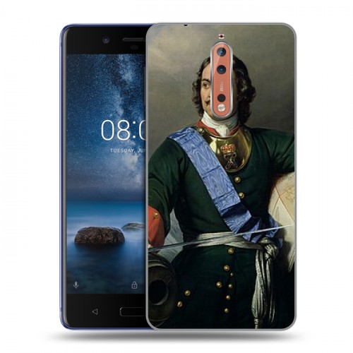 Дизайнерский пластиковый чехол для Nokia 8 Петр первый