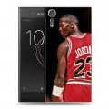 Дизайнерский пластиковый чехол для Sony Xperia XZs Майкл Джордан