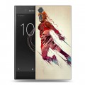 Дизайнерский пластиковый чехол для Sony Xperia XZs Майкл Джордан