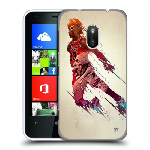 Дизайнерский пластиковый чехол для Nokia Lumia 620 Майкл Джордан