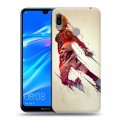 Дизайнерский пластиковый чехол для Huawei Y6 (2019) Майкл Джордан