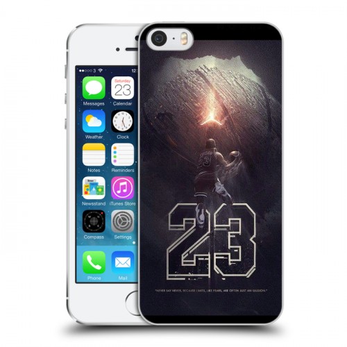 Дизайнерский пластиковый чехол для Iphone 5s Майкл Джордан