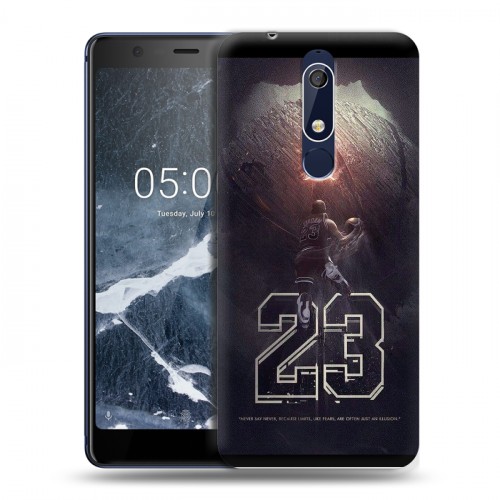 Дизайнерский пластиковый чехол для Nokia 5.1 Майкл Джордан