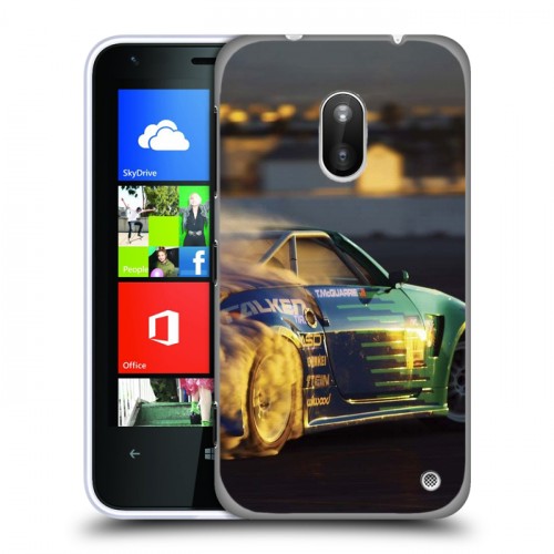 Дизайнерский силиконовый чехол для Nokia Lumia 620 Дрифт