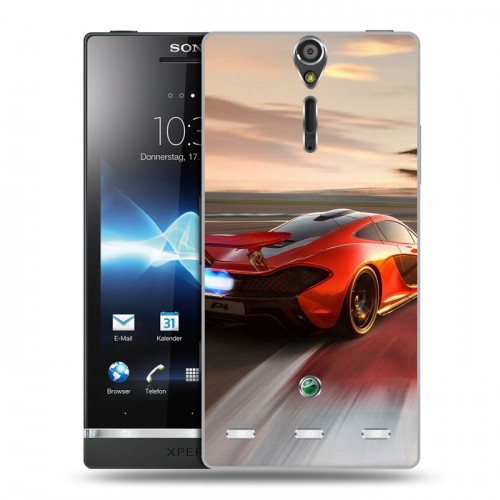 Дизайнерский пластиковый чехол для Sony Xperia S Дрифт