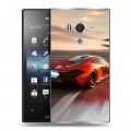 Дизайнерский силиконовый чехол для Sony Xperia acro S Дрифт