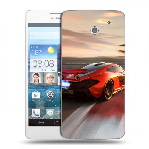 Дизайнерский пластиковый чехол для Huawei Ascend D2 Дрифт