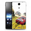 Дизайнерский пластиковый чехол для Sony Xperia TX Дрифт