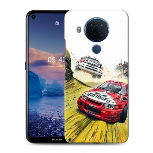 Дизайнерский силиконовый чехол для Nokia 5.4 Дрифт