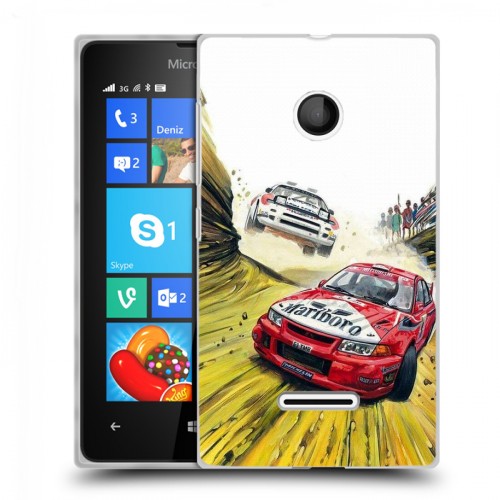 Дизайнерский пластиковый чехол для Microsoft Lumia 435 Дрифт