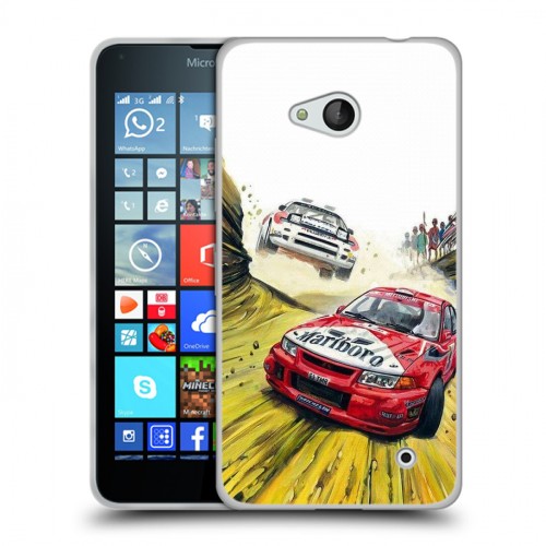 Дизайнерский пластиковый чехол для Microsoft Lumia 640 Дрифт