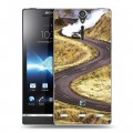 Дизайнерский пластиковый чехол для Sony Xperia S Дрифт