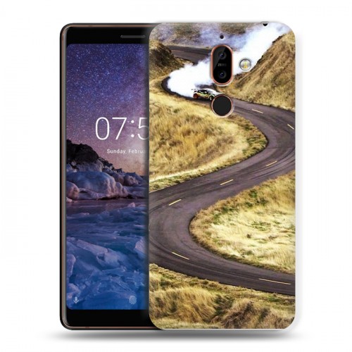 Дизайнерский пластиковый чехол для Nokia 7 Plus Дрифт