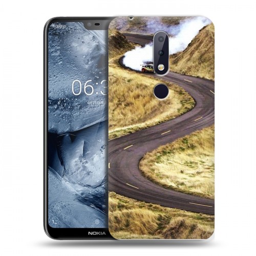 Дизайнерский пластиковый чехол для Nokia 6.1 Plus Дрифт