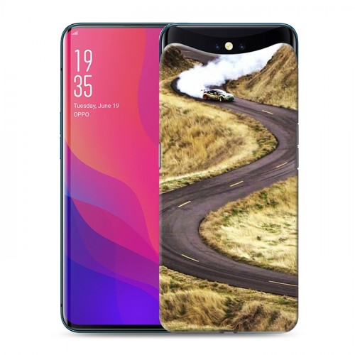 Дизайнерский силиконовый чехол для OPPO Find X Дрифт