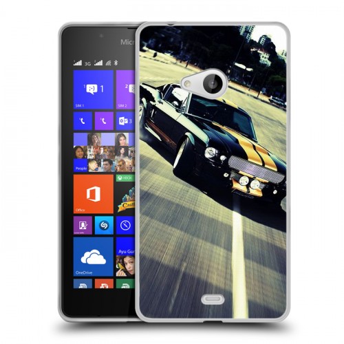 Дизайнерский пластиковый чехол для Microsoft Lumia 540 Дрифт