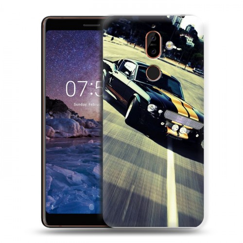 Дизайнерский пластиковый чехол для Nokia 7 Plus Дрифт