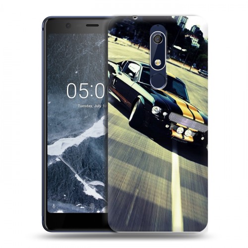 Дизайнерский пластиковый чехол для Nokia 5.1 Дрифт