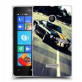 Дизайнерский пластиковый чехол для Microsoft Lumia 435 Дрифт