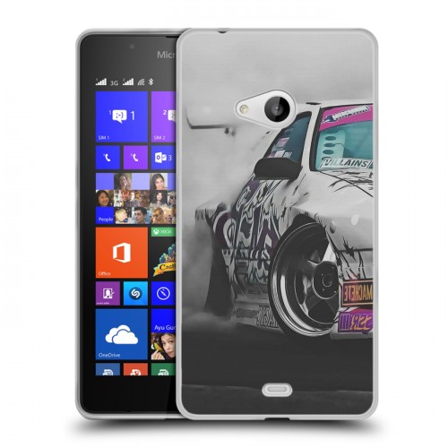 Дизайнерский пластиковый чехол для Microsoft Lumia 540 Дрифт