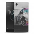 Дизайнерский пластиковый чехол для Sony Xperia L1 Дрифт