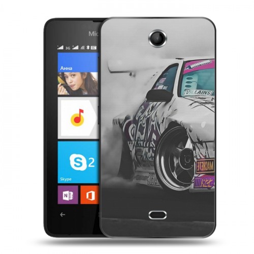 Дизайнерский силиконовый чехол для Microsoft Lumia 430 Dual SIM Дрифт