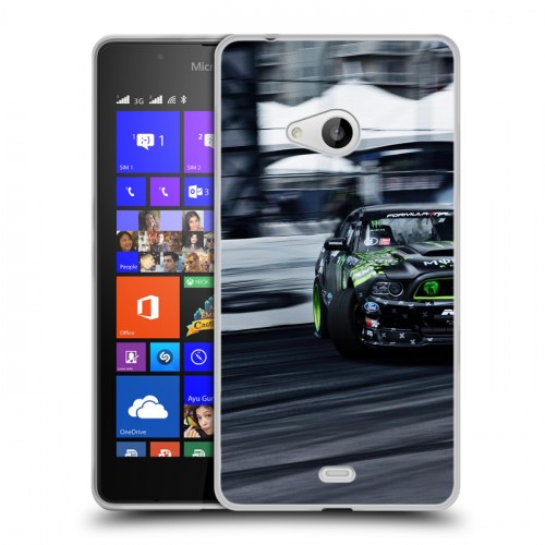 Дизайнерский пластиковый чехол для Microsoft Lumia 540 Дрифт