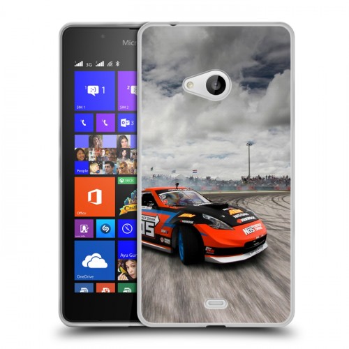 Дизайнерский пластиковый чехол для Microsoft Lumia 540 Дрифт