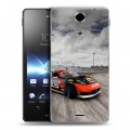 Дизайнерский пластиковый чехол для Sony Xperia TX Дрифт