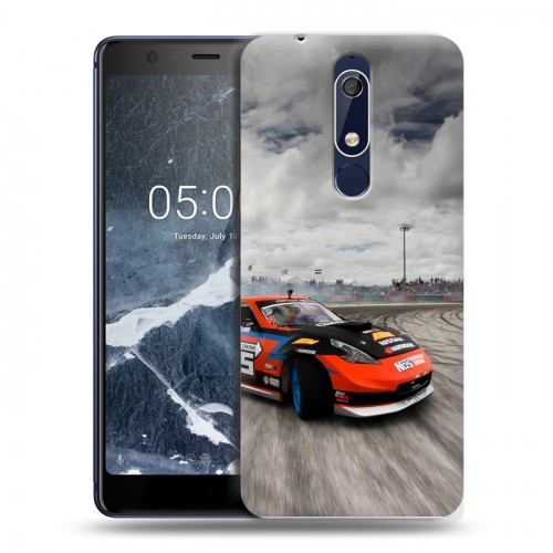 Дизайнерский пластиковый чехол для Nokia 5.1 Дрифт