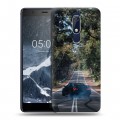 Дизайнерский пластиковый чехол для Nokia 5.1 Дрифт