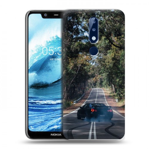 Дизайнерский пластиковый чехол для Nokia 5.1 Plus Дрифт